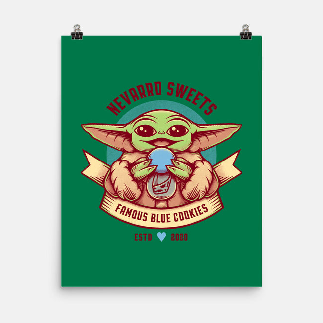 Blue Cookies Lover-None-Matte-Poster-Alundrart