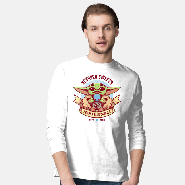 Blue Cookies Lover-Mens-Long Sleeved-Tee-Alundrart