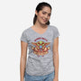 Blue Cookies Lover-Womens-V-Neck-Tee-Alundrart