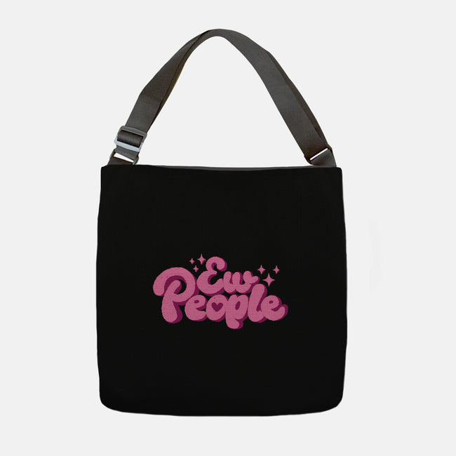 Ew People Pink-None-Adjustable Tote-Bag-xMorfina