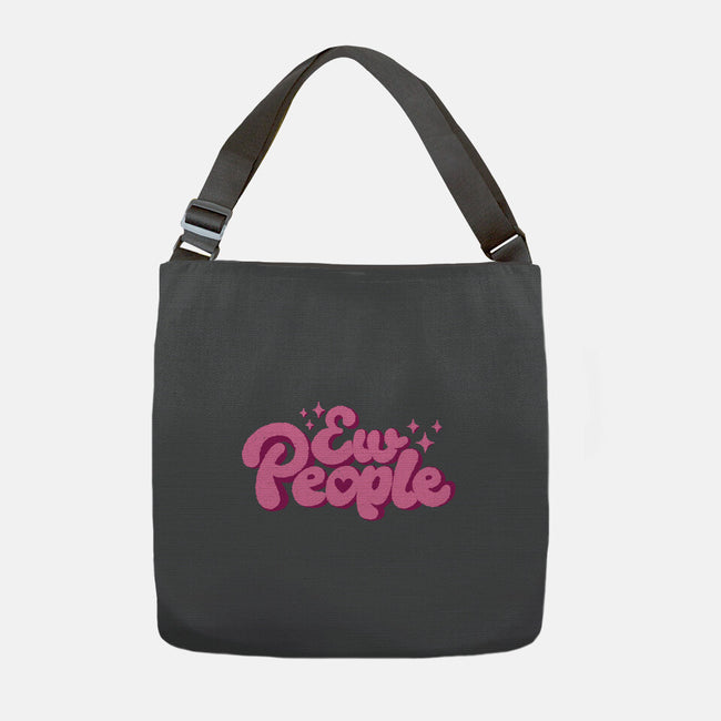 Ew People Pink-None-Adjustable Tote-Bag-xMorfina