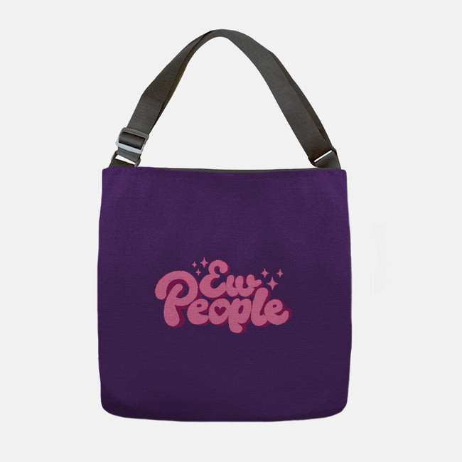 Ew People Pink-None-Adjustable Tote-Bag-xMorfina