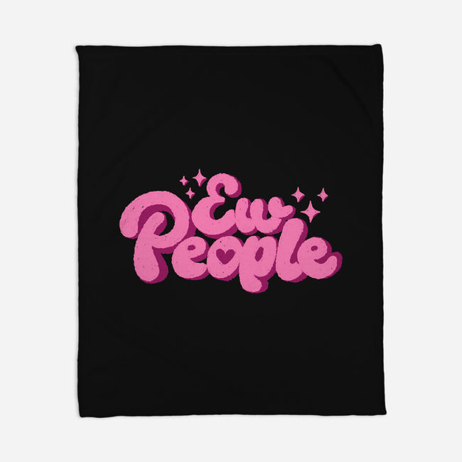 Ew People Pink-None-Fleece-Blanket-xMorfina
