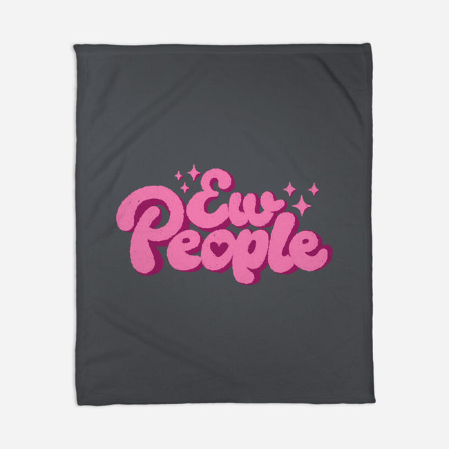 Ew People Pink-None-Fleece-Blanket-xMorfina
