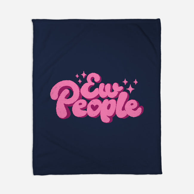 Ew People Pink-None-Fleece-Blanket-xMorfina