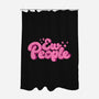 Ew People Pink-None-Polyester-Shower Curtain-xMorfina