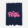 Ew People Pink-None-Polyester-Shower Curtain-xMorfina