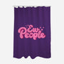 Ew People Pink-None-Polyester-Shower Curtain-xMorfina