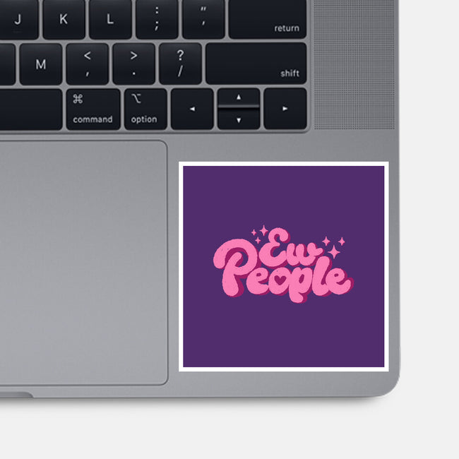 Ew People Pink-None-Glossy-Sticker-xMorfina