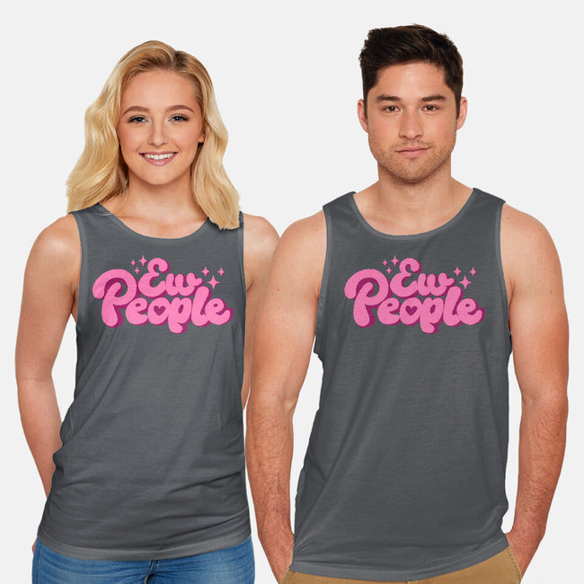 Ew People Pink-Unisex-Basic-Tank-xMorfina