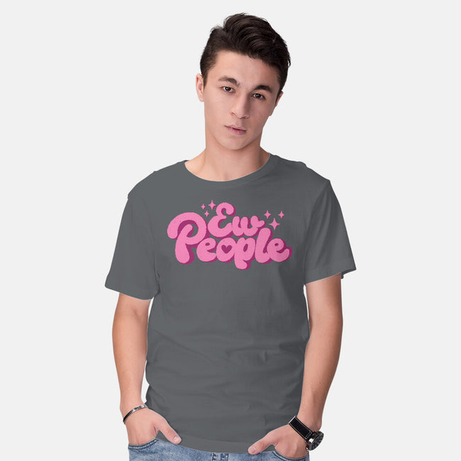 Ew People Pink-Mens-Basic-Tee-xMorfina