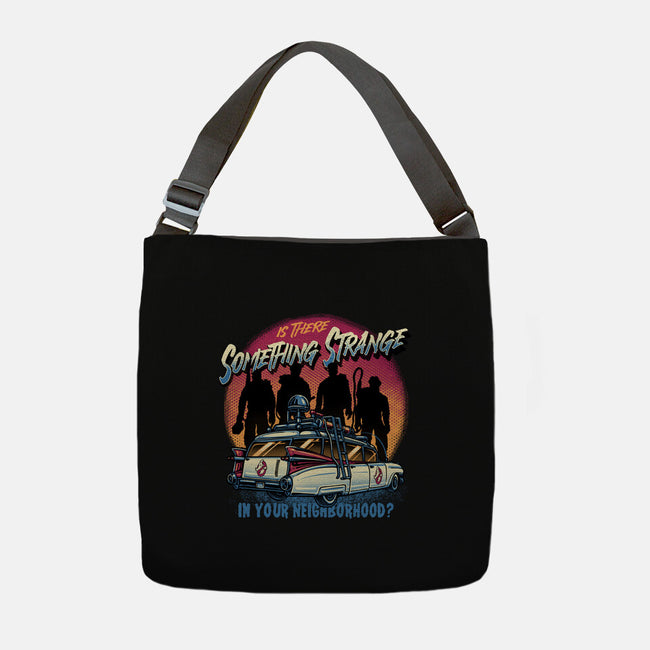 Strange Neighborhood-None-Adjustable Tote-Bag-glitchygorilla