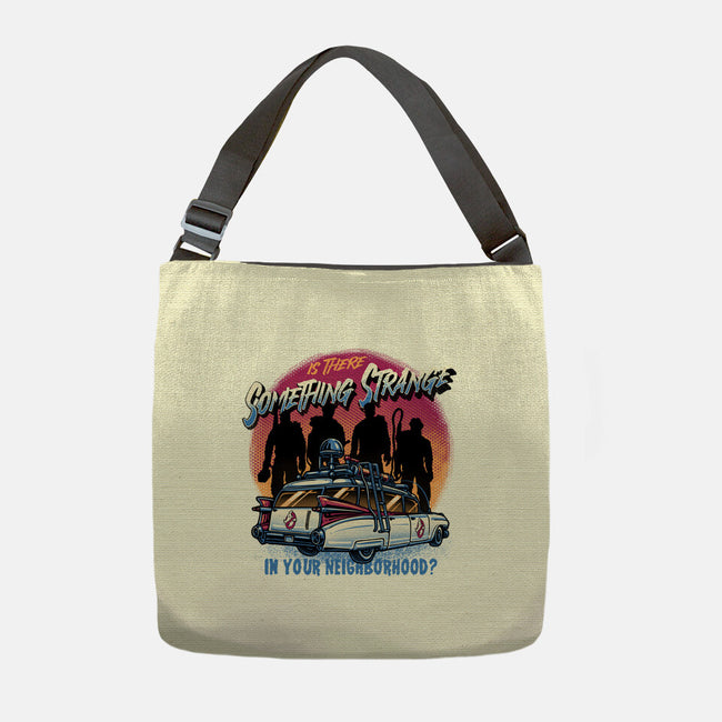 Strange Neighborhood-None-Adjustable Tote-Bag-glitchygorilla