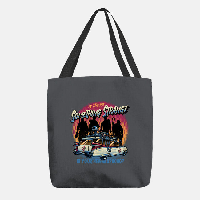 Strange Neighborhood-None-Basic Tote-Bag-glitchygorilla