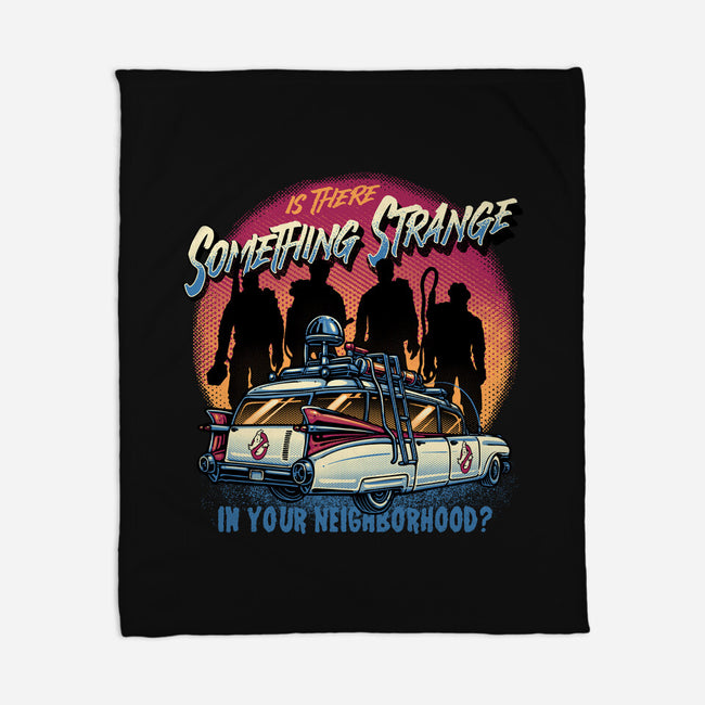 Strange Neighborhood-None-Fleece-Blanket-glitchygorilla