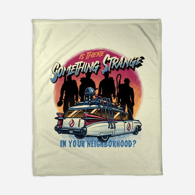 Strange Neighborhood-None-Fleece-Blanket-glitchygorilla