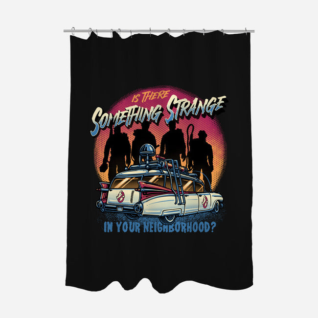 Strange Neighborhood-None-Polyester-Shower Curtain-glitchygorilla