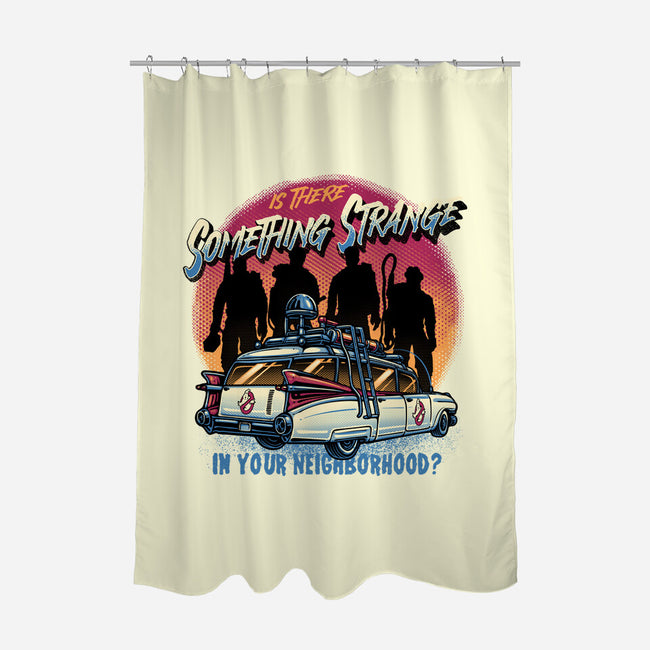 Strange Neighborhood-None-Polyester-Shower Curtain-glitchygorilla