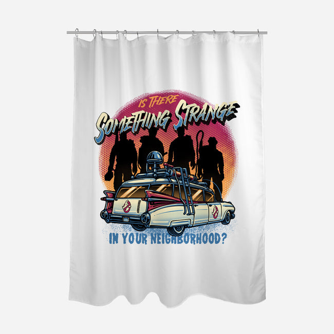 Strange Neighborhood-None-Polyester-Shower Curtain-glitchygorilla