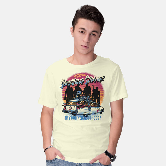 Strange Neighborhood-Mens-Basic-Tee-glitchygorilla