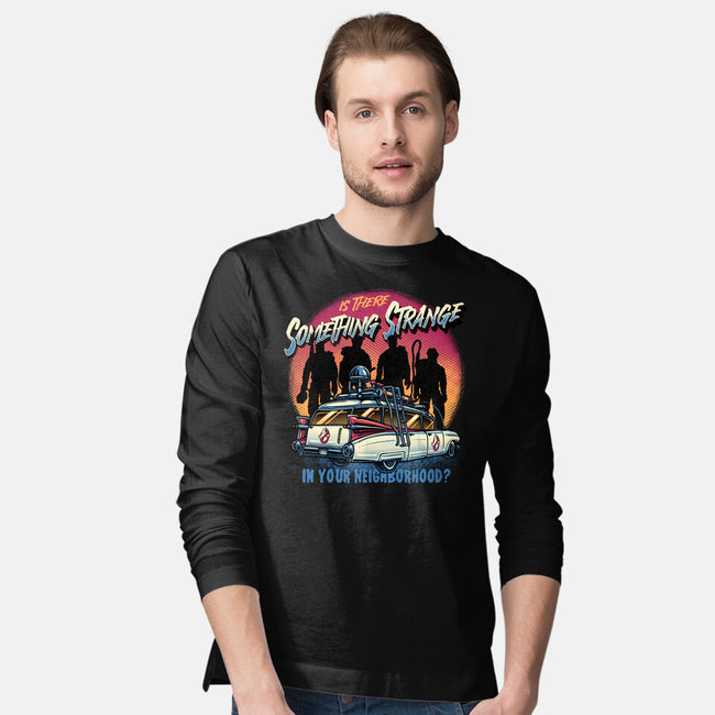 Strange Neighborhood-Mens-Long Sleeved-Tee-glitchygorilla