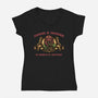 Courage Is Awakened-Womens-V-Neck-Tee-glitchygorilla