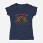 Courage Is Awakened-Womens-V-Neck-Tee-glitchygorilla