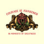 Courage Is Awakened-None-Drawstring-Bag-glitchygorilla