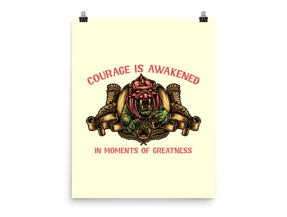 Courage Is Awakened