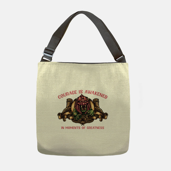 Courage Is Awakened-None-Adjustable Tote-Bag-glitchygorilla