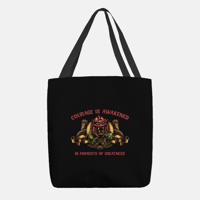 Courage Is Awakened-None-Basic Tote-Bag-glitchygorilla