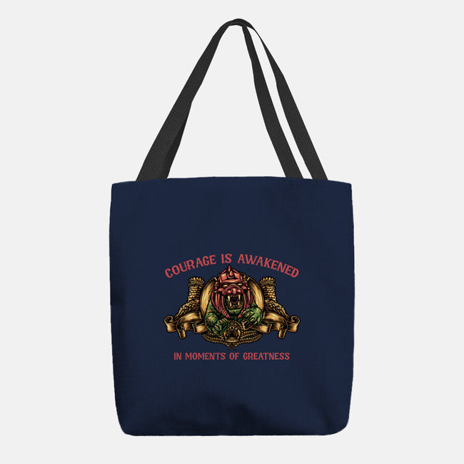 Courage Is Awakened-None-Basic Tote-Bag-glitchygorilla