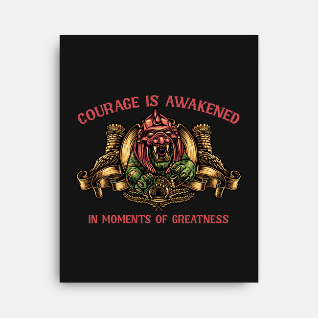 Courage Is Awakened-None-Stretched-Canvas-glitchygorilla