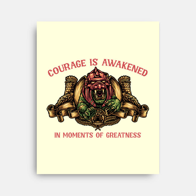 Courage Is Awakened-None-Stretched-Canvas-glitchygorilla