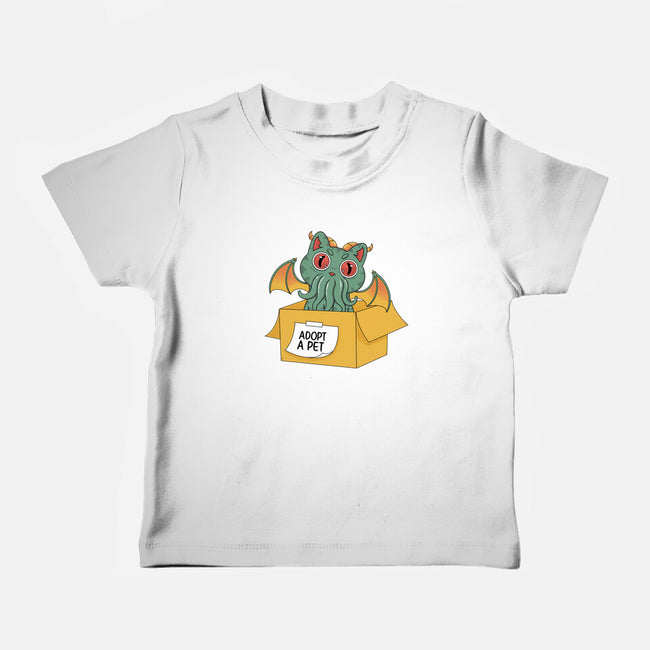 Adopt A Cathulhu-Baby-Basic-Tee-Tri haryadi
