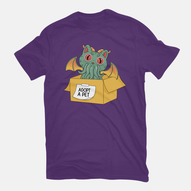 Adopt A Cathulhu-Womens-Basic-Tee-Tri haryadi
