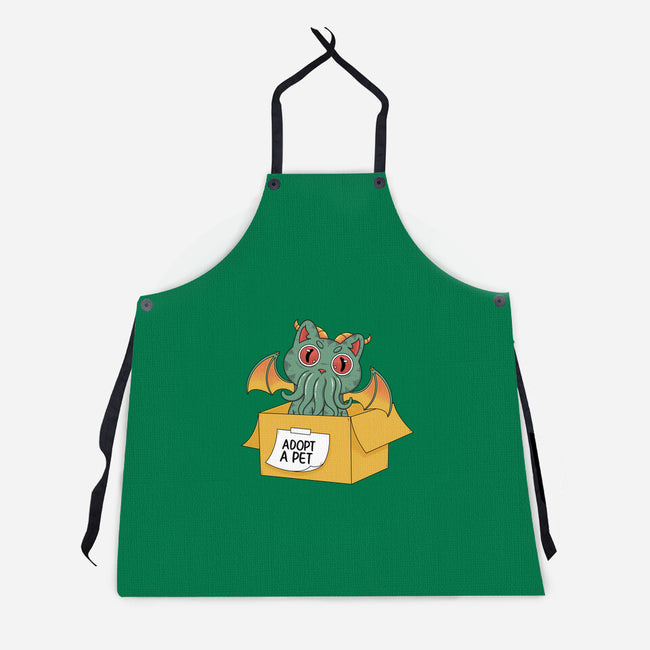 Adopt A Cathulhu-Unisex-Kitchen-Apron-Tri haryadi
