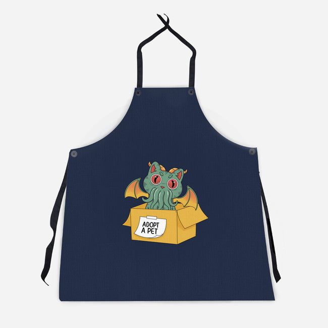 Adopt A Cathulhu-Unisex-Kitchen-Apron-Tri haryadi