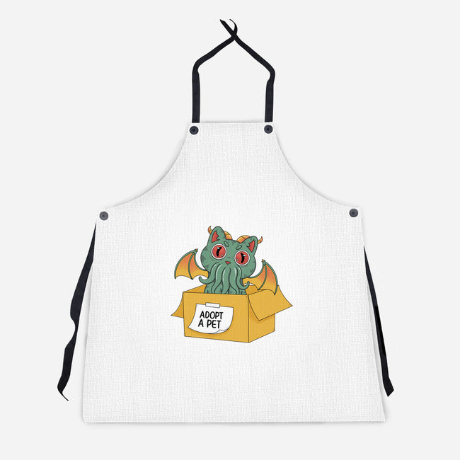 Adopt A Cathulhu-Unisex-Kitchen-Apron-Tri haryadi