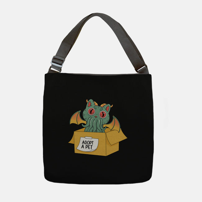 Adopt A Cathulhu-None-Adjustable Tote-Bag-Tri haryadi