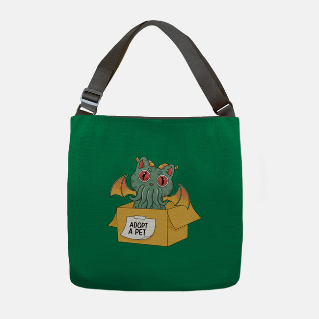 Adopt A Cathulhu-None-Adjustable Tote-Bag-Tri haryadi