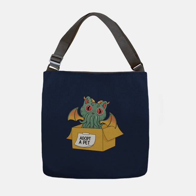 Adopt A Cathulhu-None-Adjustable Tote-Bag-Tri haryadi