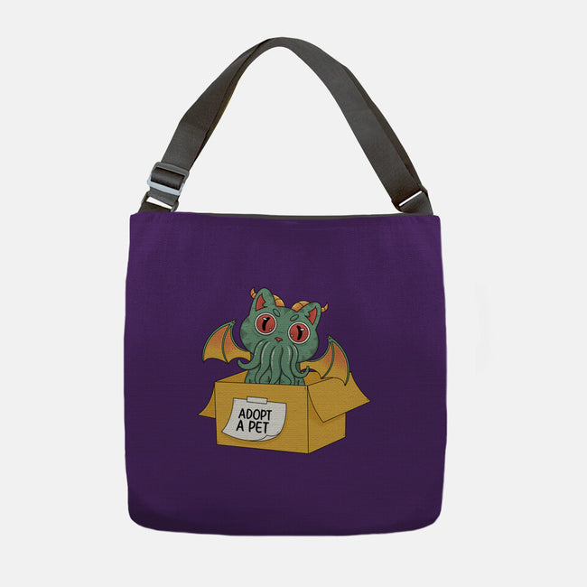 Adopt A Cathulhu-None-Adjustable Tote-Bag-Tri haryadi