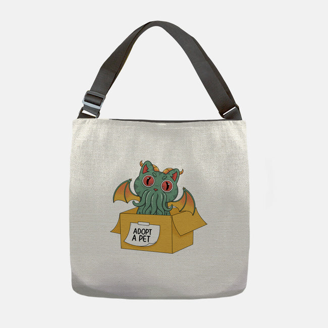 Adopt A Cathulhu-None-Adjustable Tote-Bag-Tri haryadi