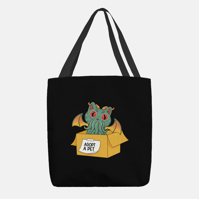 Adopt A Cathulhu-None-Basic Tote-Bag-Tri haryadi