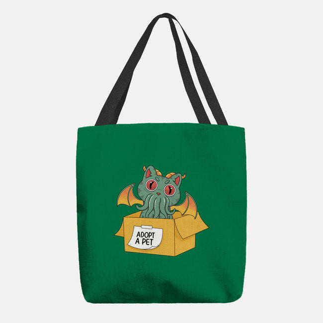 Adopt A Cathulhu-None-Basic Tote-Bag-Tri haryadi