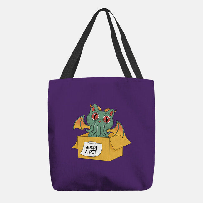 Adopt A Cathulhu-None-Basic Tote-Bag-Tri haryadi