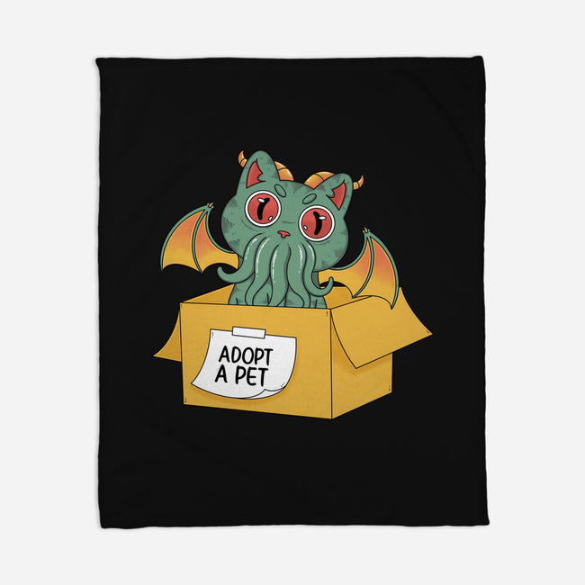 Adopt A Cathulhu-None-Fleece-Blanket-Tri haryadi