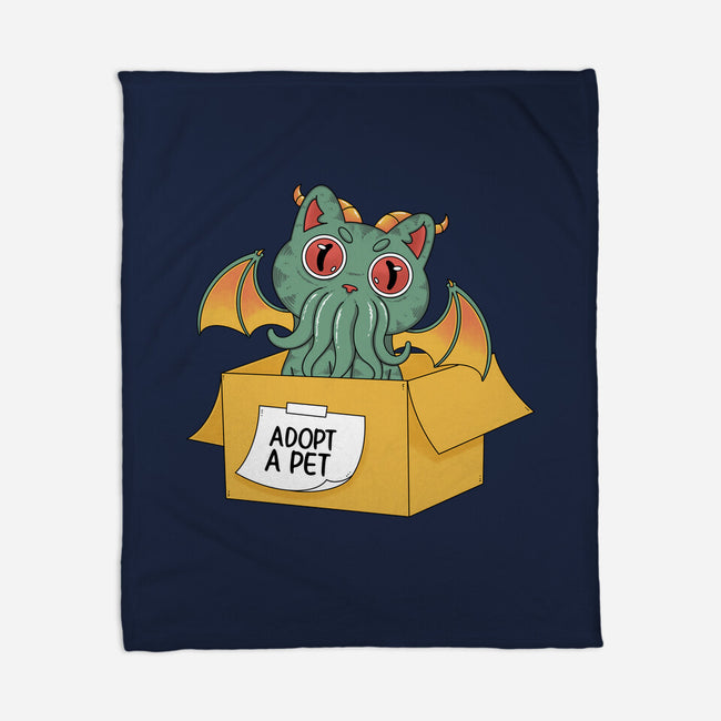 Adopt A Cathulhu-None-Fleece-Blanket-Tri haryadi