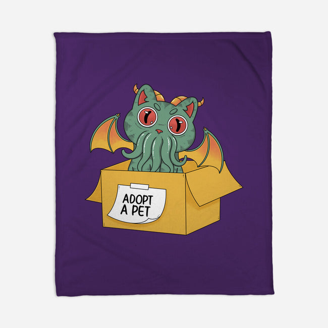 Adopt A Cathulhu-None-Fleece-Blanket-Tri haryadi